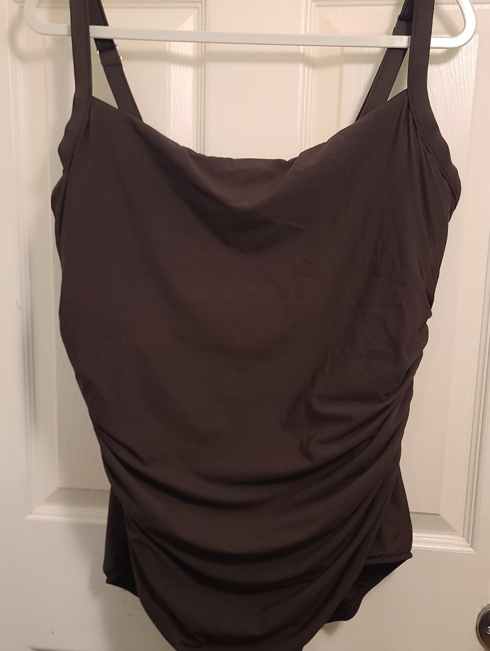 Miraclesuit Dark Brown One Piece Swimsuit. Size 24W